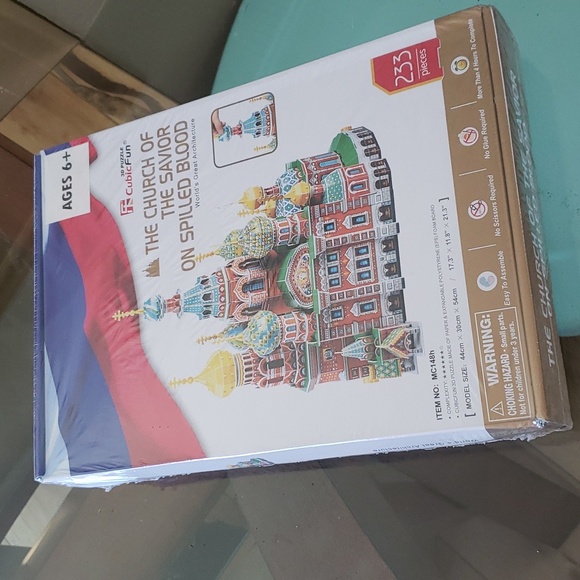 3D Puzzle Cubic Fun - The Church of the Savior on Spilled Blood - Picture 2 of 5